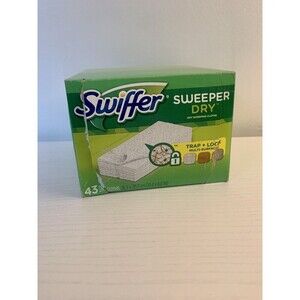 Swiffer Sweeper Dry Sweeping Cloth Refills 41 NEW 10.4 x 8 in Box